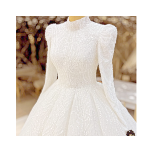 مدل لباس عروس پوشیده شیک