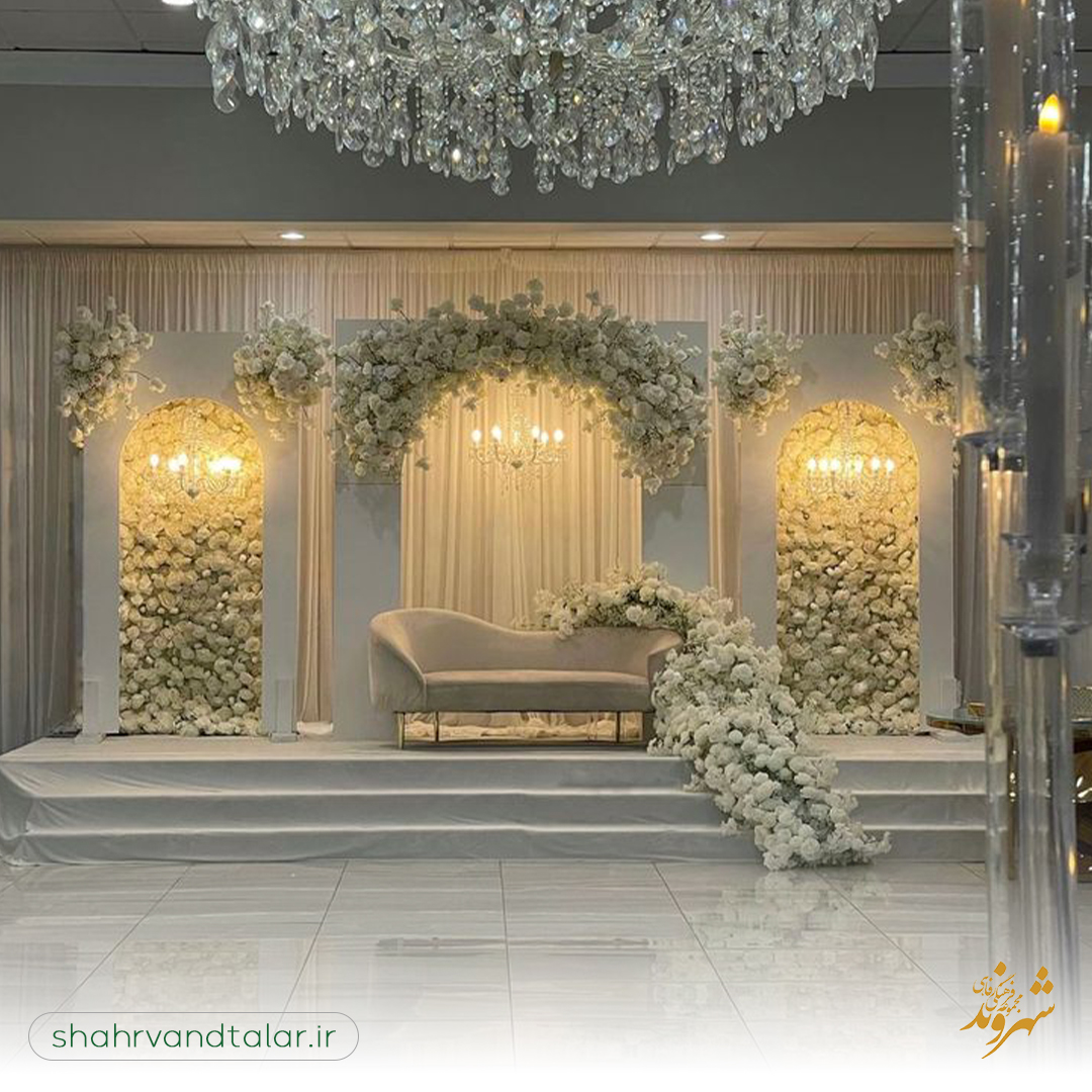 دکور عروس و داماد در تشریفات عروسی