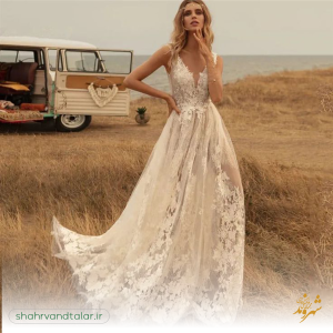 لباس عروس در سبک عروسی روستیک