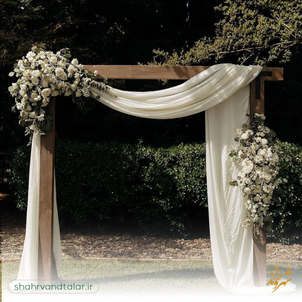 دکور عروسی روستیک 