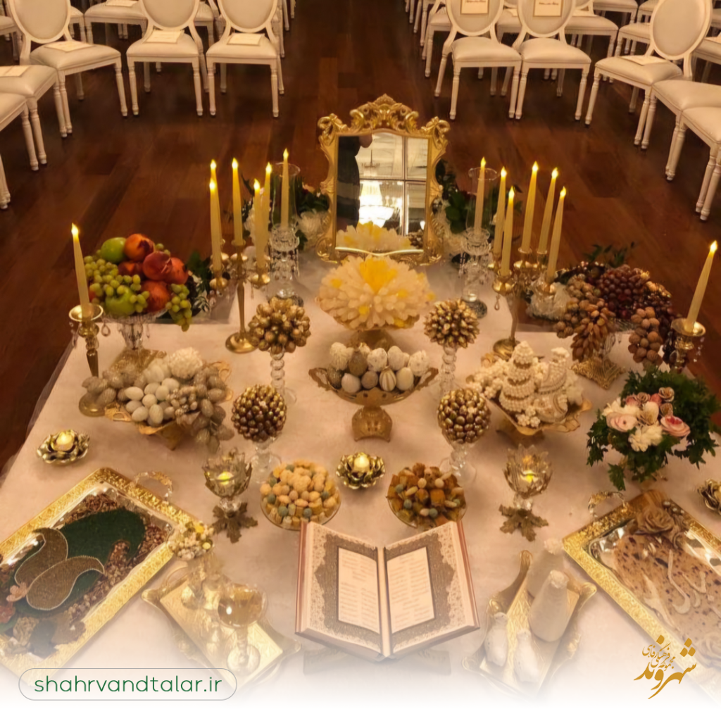 سفره عقد رسم و رسومات ازدواج