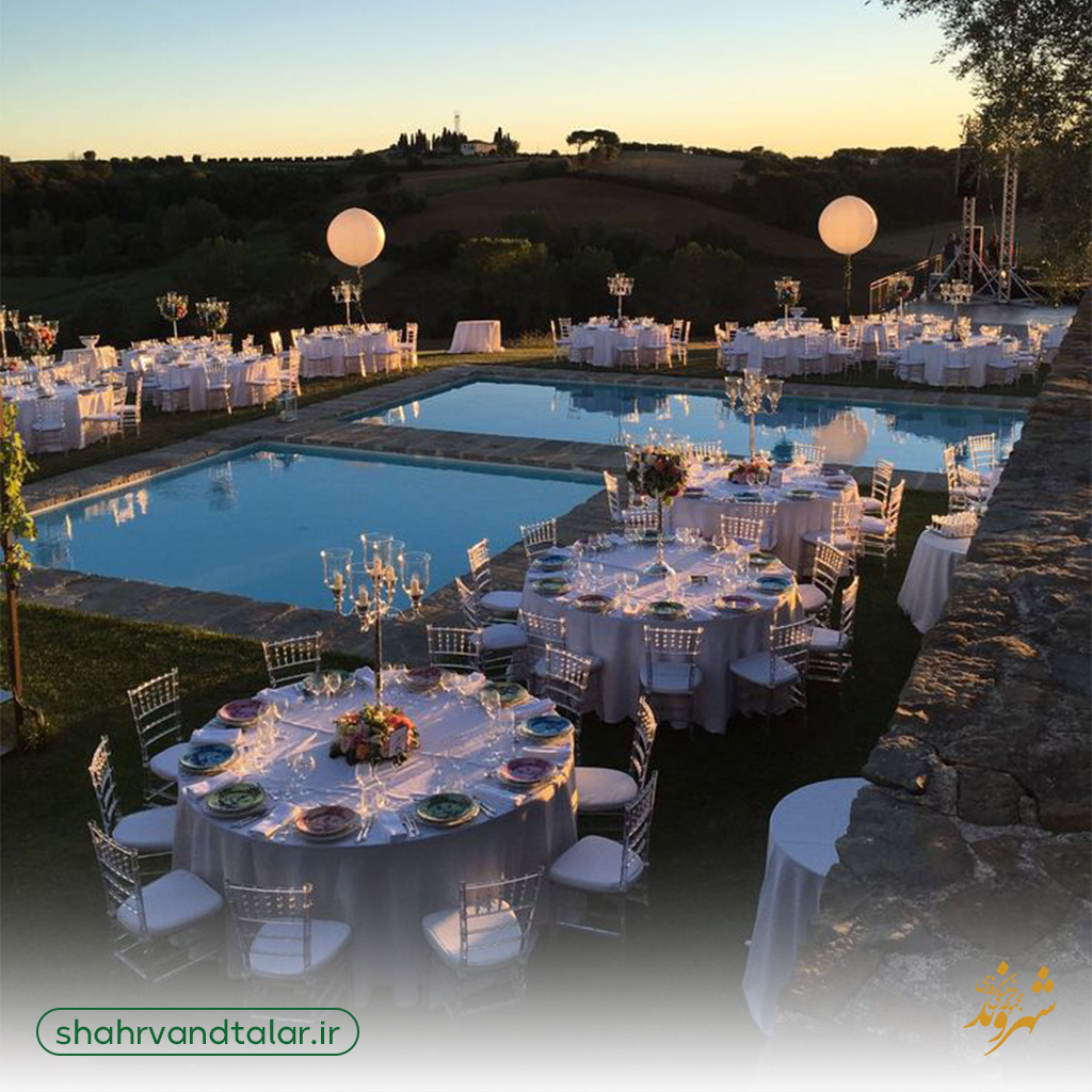 مراسم در باغ تالار