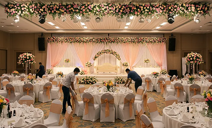 تشریفات عروسی در تالار