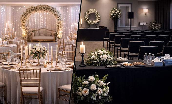 تفاوت-تالار-عروسی-و-ترحیم