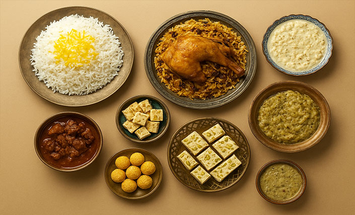 غذاهای سنتی اصفهان برای مراسم عروسی