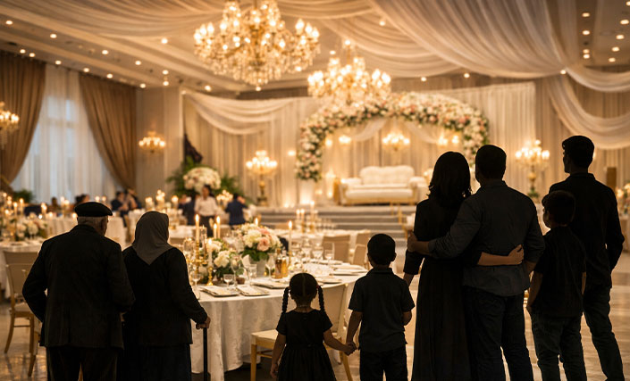 راهنمای انتخاب تالار برای خانواده های پرجمعیت