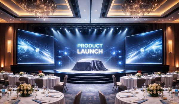 سالن برای رونمایی محصول