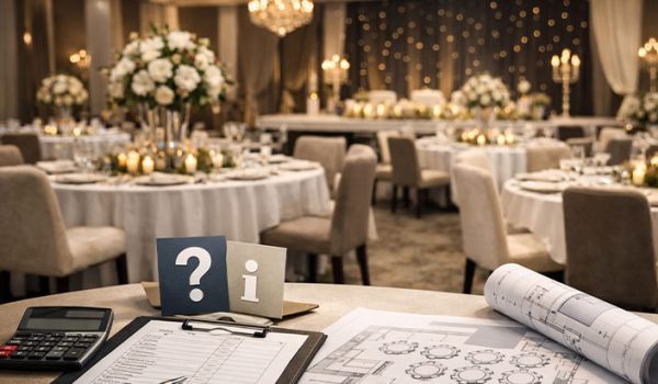 سوالات رایج درباره ظرفیت و چیدمان تالار