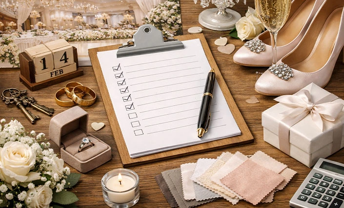 چک لیست قبل از رزرو تالار عروسی